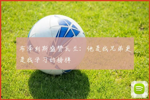 布泽利斯盛赞瓦兰：他是我兄弟更是我学习的榜样